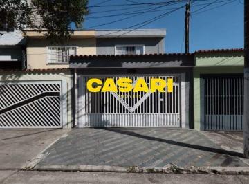 Casa · 227m² · 4 Quartos · 2 Vagas · Sobrado amplo de 3 dormitórios com suíte, edícula e área gourmet no Jardim Três Marias – São Bernard