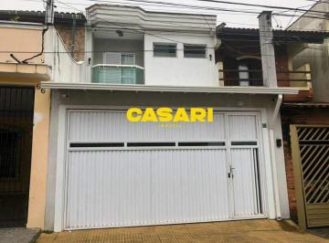 Casa · 190m² · 3 Quartos · 2 Vagas · Sobrado com 3 dormitórios à venda, 190 m² - Vila Tibiriçá - Santo André/SP