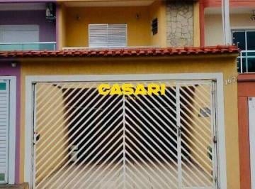 Casa · 175m² · 3 Quartos · 4 Vagas · Sobrado com 3 dormitórios e espaço gourmet à venda na Vila América – Santo André/SP