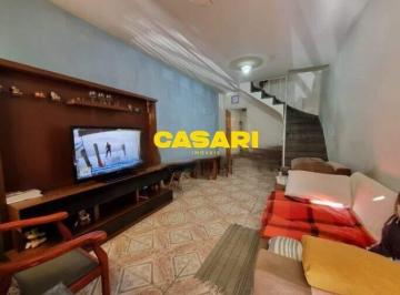 Casa · 92m² · 2 Quartos · 1 Vaga · Sobrado com 2 dormitórios à venda, 91 m² por R$ 409.990,00 - Paulicéia - São Bernardo do Campo/SP