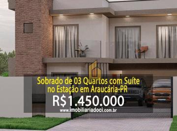 397603c55edeedc522916b633bdc7084364b11a3 · Sobrado de 03 Quartos com Suíteno Estação em Arucária-PR  - A venda por R$1.450.000,00