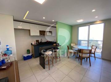 Apartamento · 53m² · 2 Quartos · 1 Vaga · Apartamento à venda na Chácara Santo Antônio com 53 m², 2 dormitórios, 2 banheiros, 1 vaga e sacada.