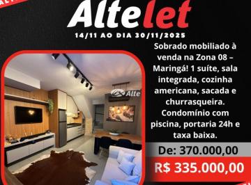 Casa · 54m² · 1 Quarto · VENDA | Casa, com 1 dormitórios em Zona 08, Maringá