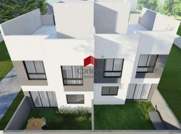 fachada casa 3 e 4 · Sobrado com 100m² 3 quartos, à venda, no bairro Xaxim em Curitiba