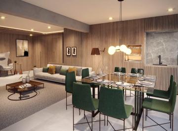 varanda com sala extendida · Apartamento Novo!!! Raizes Tatuape - 3 dorms, 2 suite, 84m2