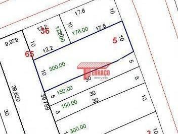 176e3574405590c93363658b12ad8327c8960698 · Terreno à venda, 300 m² por R$ 600.000,00 - Vila Pires - Santo André/SP