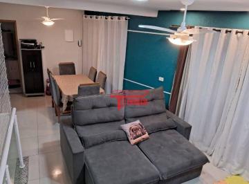 e5b8f91b1870d596717df1044950ba608dc6c938 · Sobrado com 3 dormitórios à venda, 164 m² por R$ 720.000,00 - Vila Linda - Santo André/SP