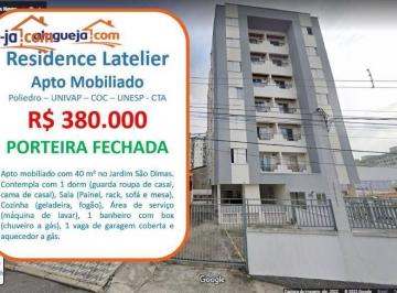 828af2f0f8912e73697e710698bd0ad310b78453 · Apartamento com 1 dormitório, 40 m² - venda por R$ 380.000 - Jardim São Dimas - São José dos Campos/