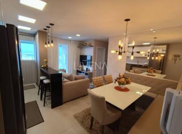 Apartamento · 65m² · 2 Quartos · 1 Vaga · APTO SEMIMOBILIADO NO CORDEIROS PARTE ALTA