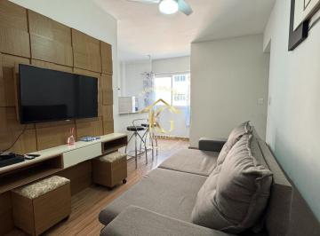 Apartamento · 50m² · 1 Quarto · 1 Vaga · Apartamento mobiliado 1 dormitório Tupi Praia Grande, São Paulo.
