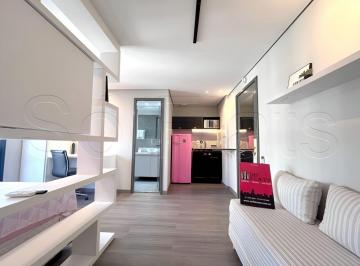 Apartamento · 26m² · 1 Quarto · 1 Vaga · Flat disponível para locação no Interative, com excelente localização próx do Shopping Pamplona.