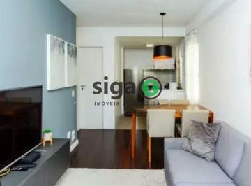 Apartamento · 44m² · 1 Quarto · 1 Vaga · Apto duplex para locação mobiliado, no Itaim Bibi, com 44m, 1 suite , lavabo e 1 vaga