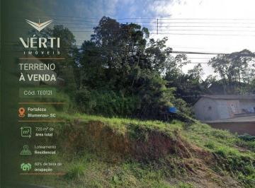 eacdcbc3b955e89587cbbc34747d99172e6da223 · Terreno à venda, 720 m², Frente de 24 metros - Fortaleza - Blumenau/SC