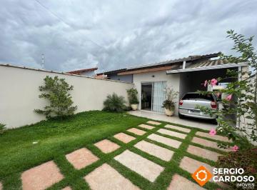 Casa · 73m² · 2 Quartos · 3 Vagas · CASA TERREA COM QUINTAL GRAMADO! 2 QUARTOS 1 SUITE - ITANHAEM/SP