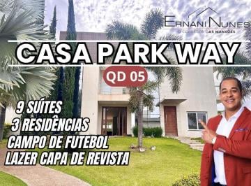 Foto 01 · Casa no Park Way Quadra 5 Composta por 11 quartos e 9 suítes 13 banheiros lote de 2.500 mt e lazer