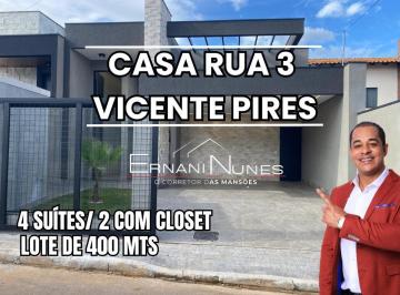 Foto 01 · CASA MODERNA RUA 3 VICENTE PIRES 4 SUITES SENDO 2 COM CLOSET