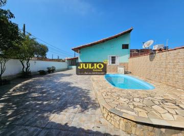Casa · 81m² · 2 Quartos · 3 Vagas · Casa com Piscina e 2 Suítes em Mongaguá – Lote Inteiro, Perto da Praia!