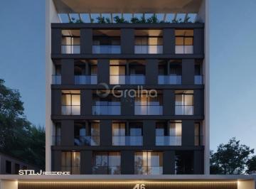 2 fachada projetada · Studio de 22m² no Centro