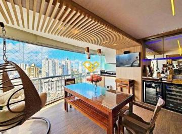 Varanda com churrasqueira · Apartamento 3 Quartos a Venda em Santos - Sp