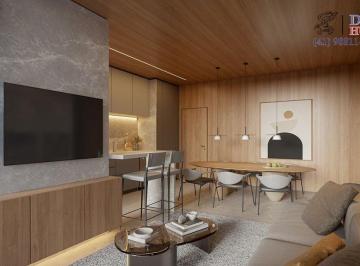 Salas · Apartamento de 92.82m² no bairro Centro Cívico, com 3 quartos (1 suíte), 2 banheiros e 2 vagas de ga