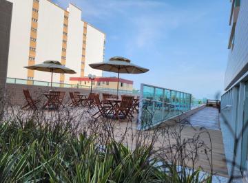 Apartamento de 2 quartos, Praia Grande · Vista mar com 2 quartos (1 suite), lazer completo e 1 vaga - Mirim, Praia Grande