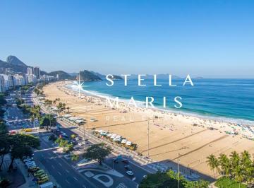 Foto 01 · Avenida Atlântica, Cobertura linear de 425 m², 4 quartos e vista panorâmica do mar localizada na alt