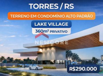 Terreno · 360m² · Lote em condomínio em Estrada dos Cunhas - Praia Itapeva - Torres/RS