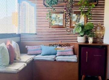 Varanda gourmet · Apartamento à venda, 84 m² por R$ 1.170.000,00 - Santa Paula - São Caetano do Sul/SP