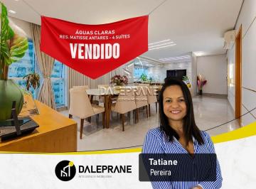 Apartamento de 4 quartos, Águas Claras · Matisse Antares 4 suítes 182m2 