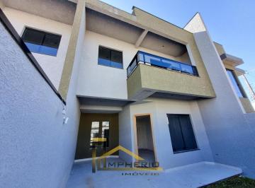 Fachada · Casa à venda em Curitiba-PR, bairro Sítio Cercado: 3 quartos, 1 sala, 2 banheiros, 1 vaga, 80m². Con