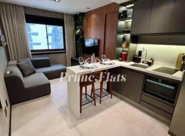Apartamento · 30m² · 1 Quarto · 1 Vaga · Flat disponível para locação no The World na Vila Olímpia, com 30m², 1 dormitório e 1 vaga