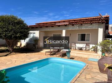 Casa , Sobradinho · Casa moderna condomínio rk 4 quartos 3 suítes lazer completo 