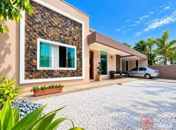 53523136a23772c0d03c0ab342b114f0e8b451bc · Casa com 3 dormitórios à venda, 176 m² por R$ 1.300.000,00 - Princesa do Mar - Itapoá/SC