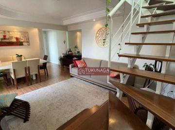 Apartamento · 190m² · 3 Quartos · 4 Vagas · Cobertura para venda em Vila Augusta de 190.00m² com 3 Quartos, 1 Suite e 4 Garagens