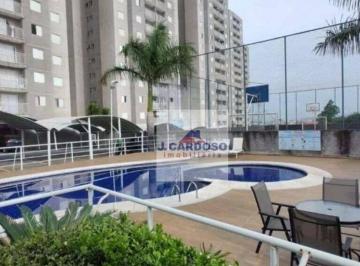 Fachada/piscina · Ótimo Apartamento semi mobiliado com 2 dormitórios à venda, 52 m² por R$ 320.000 - Jardim Wanel Vill
