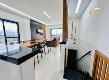 Apartamento · 133m² · 3 Quartos · 2 Vagas · Cobertura em Canto do Forte, Praia Grande/SP de 133m² 3 quartos à venda por R$ 1.200.000,00
