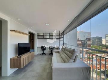 Apartamento · 57m² · 1 Quarto · 1 Vaga · Apartamento em Vila Nova Conceição, São Paulo/SP de 57m² 1 quartos à venda por R$ 1.760.000,00