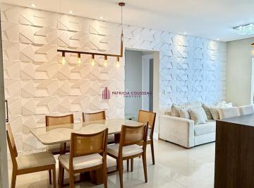 Living integrado · Apartamento 2 suítes - Vila Imperial, São Pedro - Navegantes. Patricia Cousseau