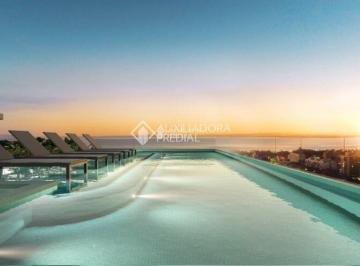 piscina · Loft moderno (JK) no bairro Menino Deus com vaga de garagem escriturada e andar alto