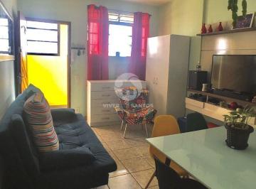 Apartamento · 52m² · 1 Quarto · Apartamento com 1 dormitório - Gonzaga - Santos/SP