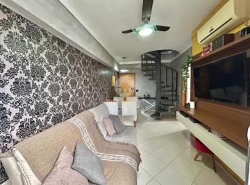 Apartamento · 88m² · 2 Quartos · 1 Vaga · Apartamento duplex com área de lazer privativa- Embaré - Santos 