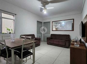 Apartamento · 56m² · 2 Quartos · 1 Vaga · Pompéia 2 quartos 1 quadra da praia