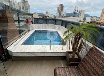 Apartamento · 140m² · 4 Quartos · 2 Vagas · Cobertura na Ponta da Praia - Santos/SP