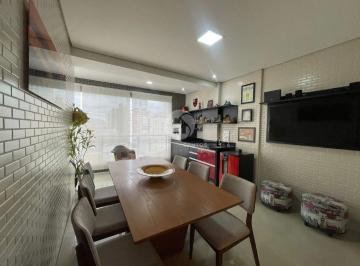 Apartamento · 129m² · 3 Quartos · 2 Vagas · Apartamento à venda, 3 suítes, 2 vagas demarcadas, varanda gourmet e lazer completo, no Embaré, quad