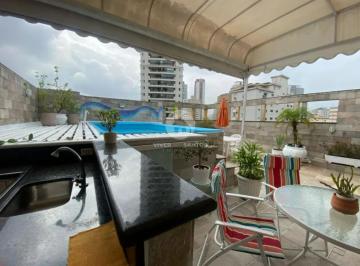 Apartamento · 270m² · 3 Quartos · 3 Vagas · Cobertura duplex com 3 quartos e piscina no José Menino em Santos 