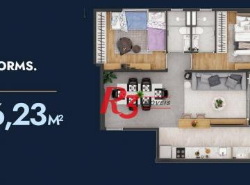 b4bbeca96a3ce8601b9dea628c1f057d9595b466 · Apartamento à venda, 76 m² por R$ 825.000,00 - Itararé - São Vicente/SP