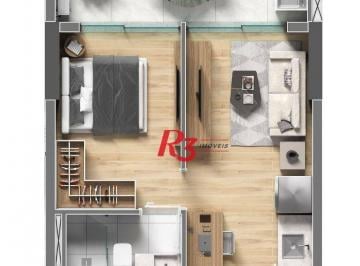 1d67de74fca5fd1ddb78b4b0cb53ca5c8f937147 · Studio à venda, 36 m² por R$ 363.865,00 - Centro - São Vicente/SP