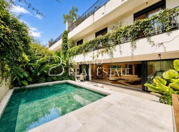 Casa · 530m² · 4 Quartos · 4 Vagas · Casa de luxo em condomínio no Brooklin | 530m², rooftop com jacuzzi, piscina e 4 vagas