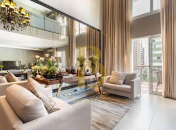 Apartamento · 163m² · 2 Quartos · 2 Vagas · Duplex mobiliado, locado á venda em Moema Pássaros I 163m² I 2 suítes I 2 vagas I varanda I
