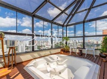 Apartamento · 410m² · 4 Quartos · 4 Vagas · Cobertura Duplex a venda em Moema, 410m², 4 quartos, 4 vagas.